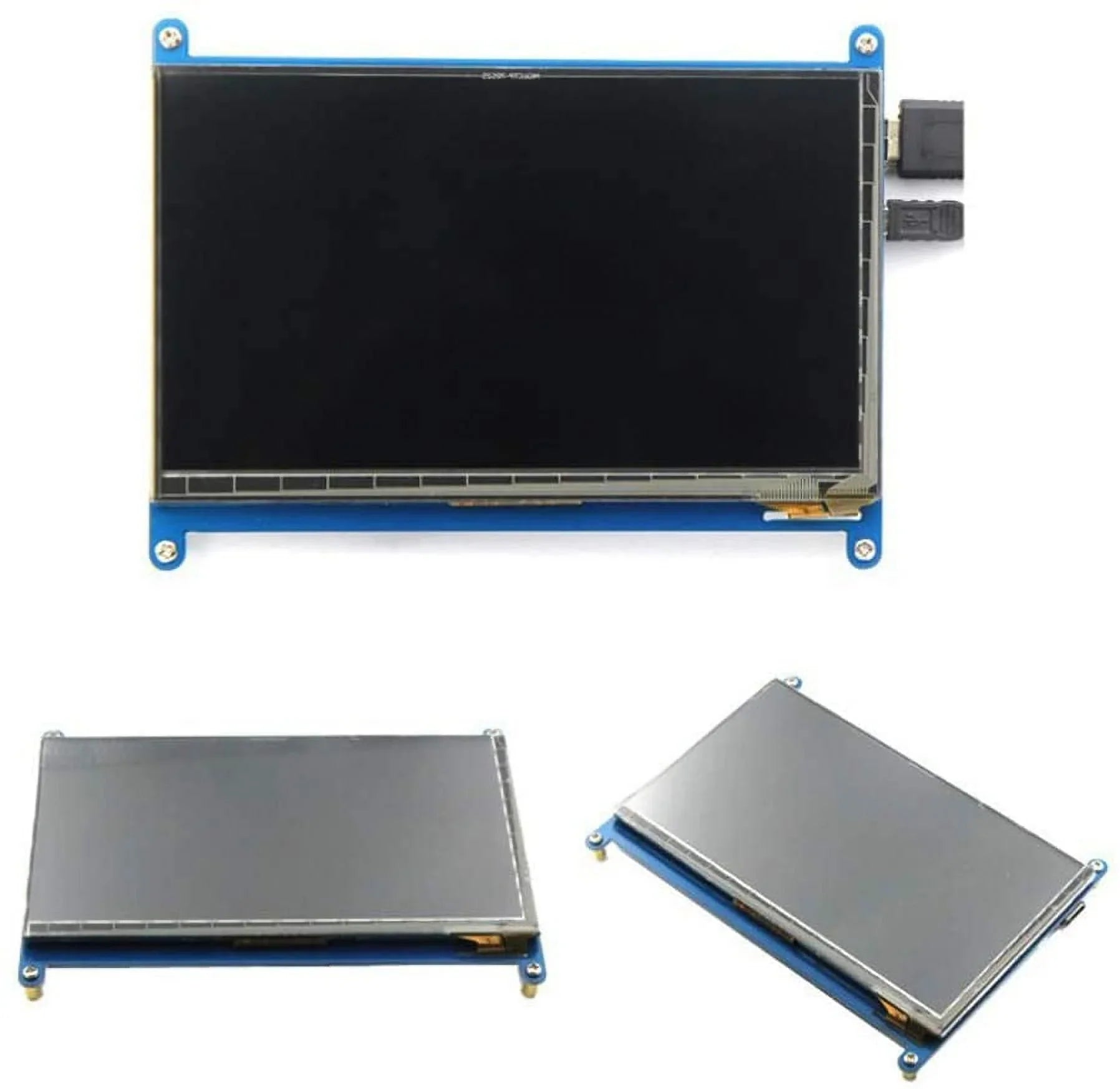 with 7 Treedix LCD Touch 1024x600 inch Capacitive 3B+/4B Display Module HDMI Raspberry Pi Screen Compatible Monitor