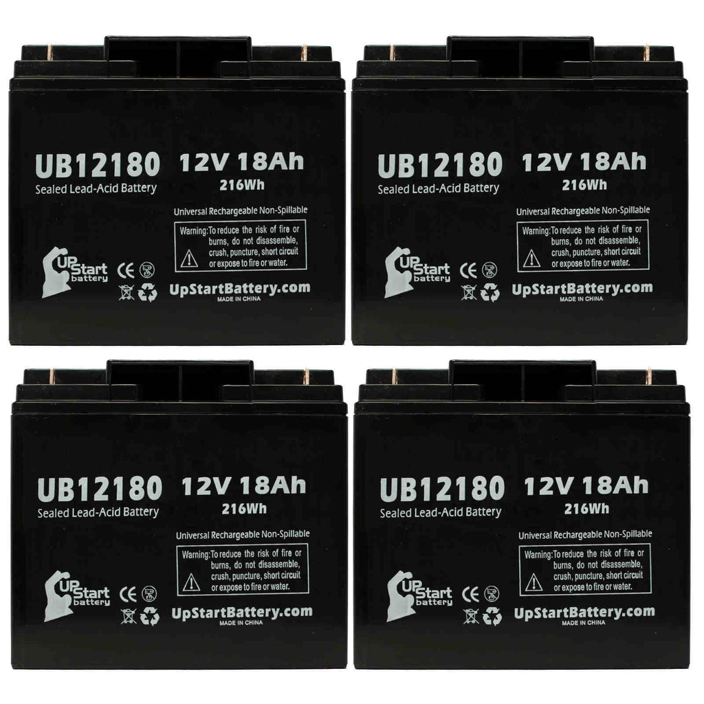 Battery 18000mAh, 18Ah, Battery Sealed AORTA UB12180 Lead Universal T4 (12V, 4x 100 SYSTEM SLA) Compatible PUMP - - INTRA AGM, Datascope Pack Terminal, Acid Replacement