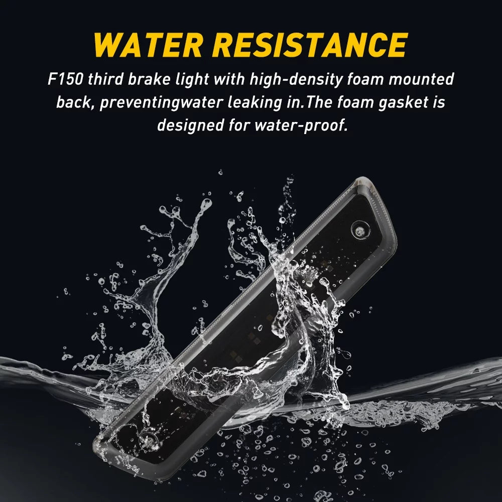 Power Saving, IP67 Waterproof F150, The 3rd Light 2009-2014 Light/Rear For Brake Cargo Ford Smoked