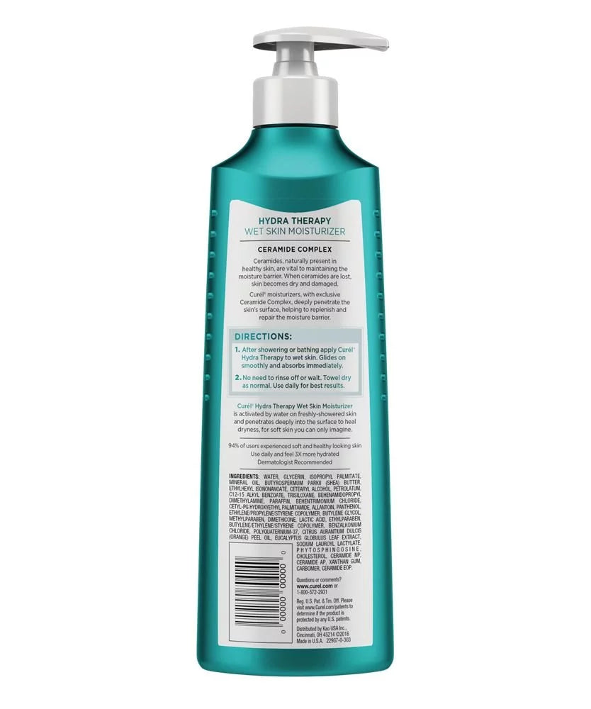 Hydra Moisturizer, of Skin (Pack Skincare oz Wet 12 Itch Curel 6) Therapy Defense