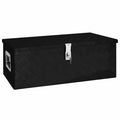 Tool W x for x Toolbox 15.4 11.8 Case Trip Vehicle, Box Inches Camping 31.5 Box Underbody Black Storage x (L Organizer Dcenta Aluminum Trailer H) Truck Lockable x Garage,