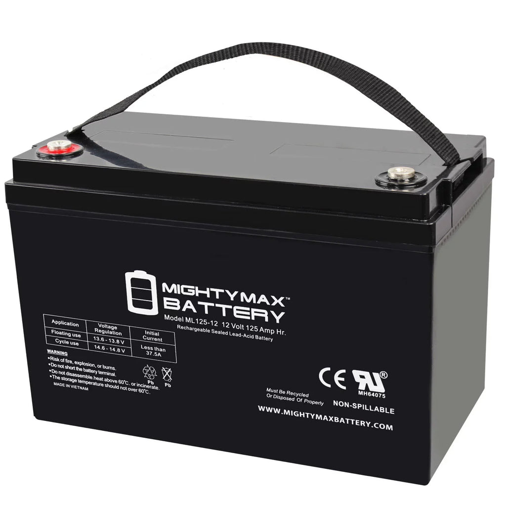 125AH ZERO Comp. for Yeti 1250 Battery SLA GOAL 12V
