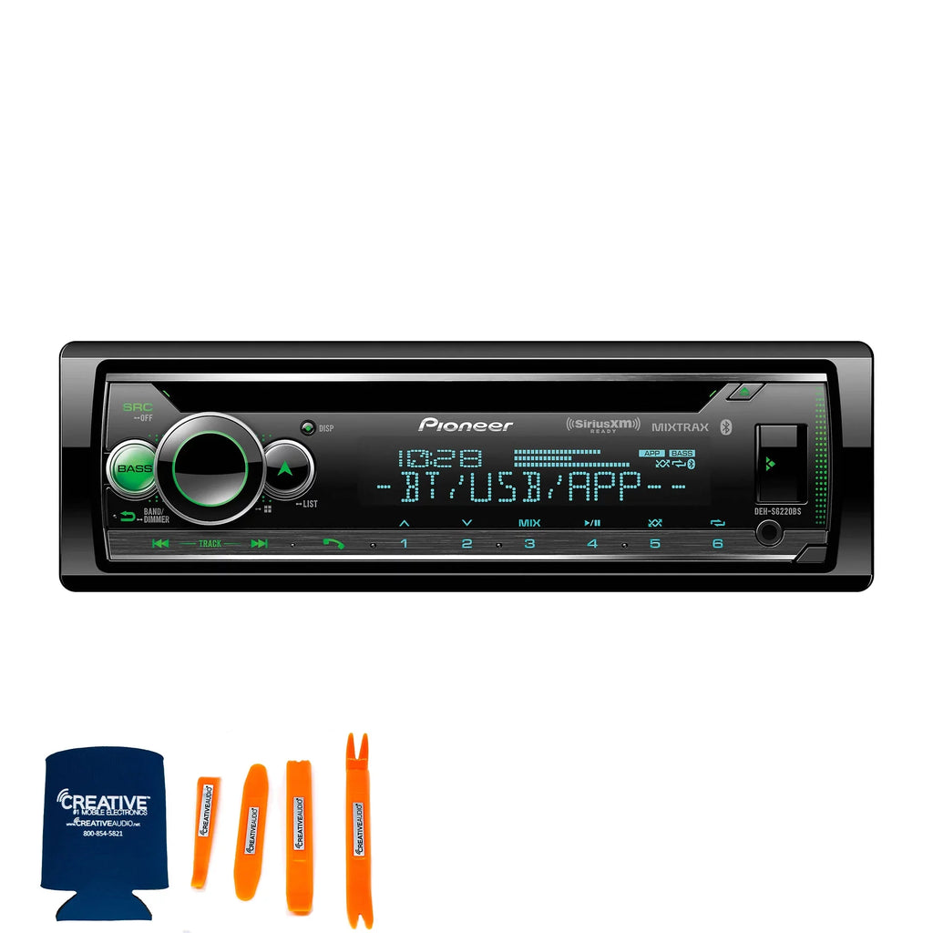 2 and Alexa, including Speakers 6-1/2" Bluetooth, Amazon Coaxial TS-A652F - - 3-way Pairs Android/iPhone of Single DIN Pioneer with Pioneer DEH-S6220BS Controls