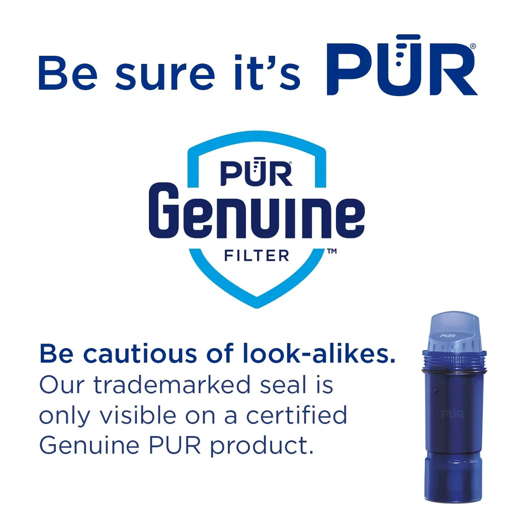 PUR x DS1810BA L 30-Cup 10.1" Smoke, 5.3", x Dispenser PLUS 15.3" H System, W Filter Water