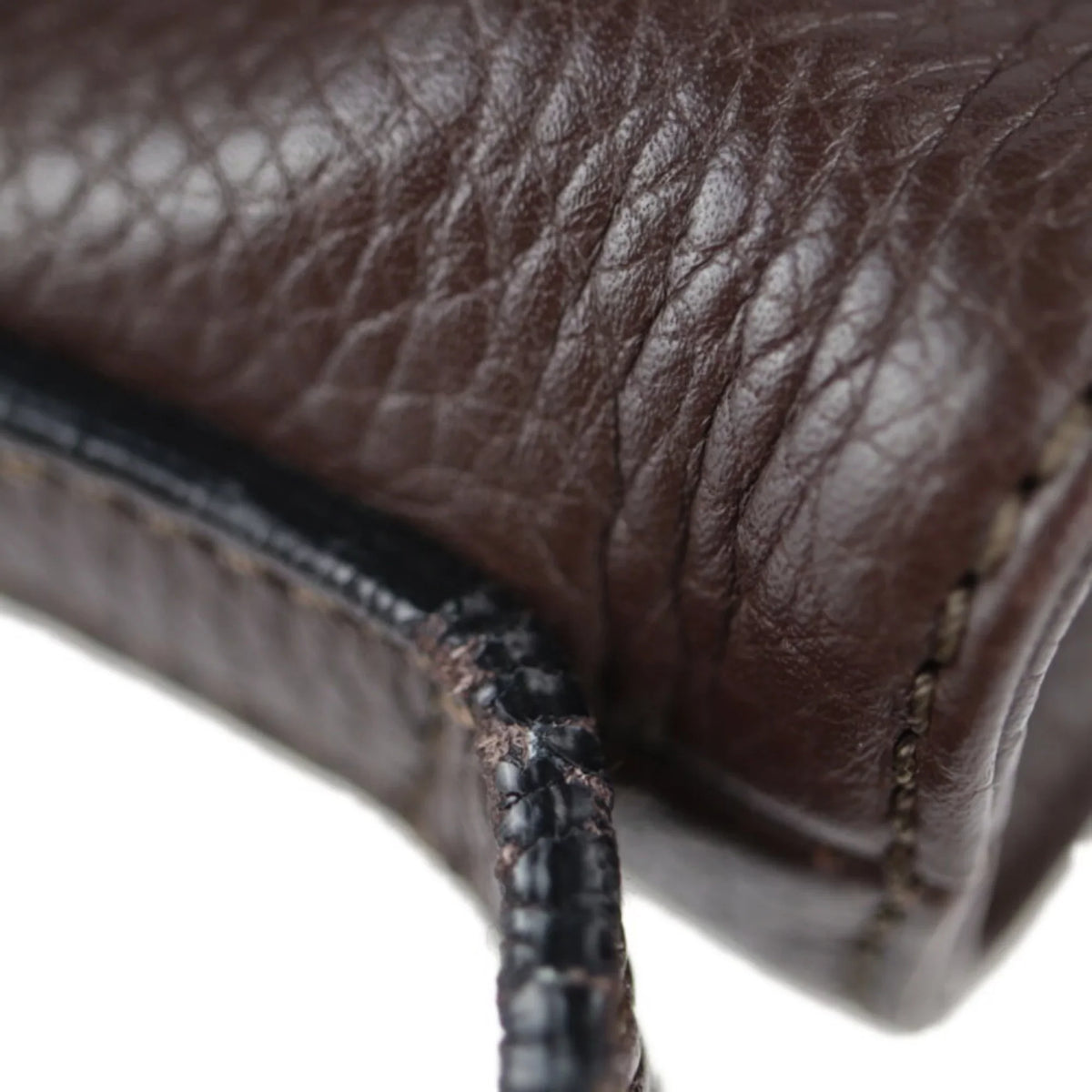shoulder without Pre-Owned bag large (Good) leather brown LOEWE gusset Loewe