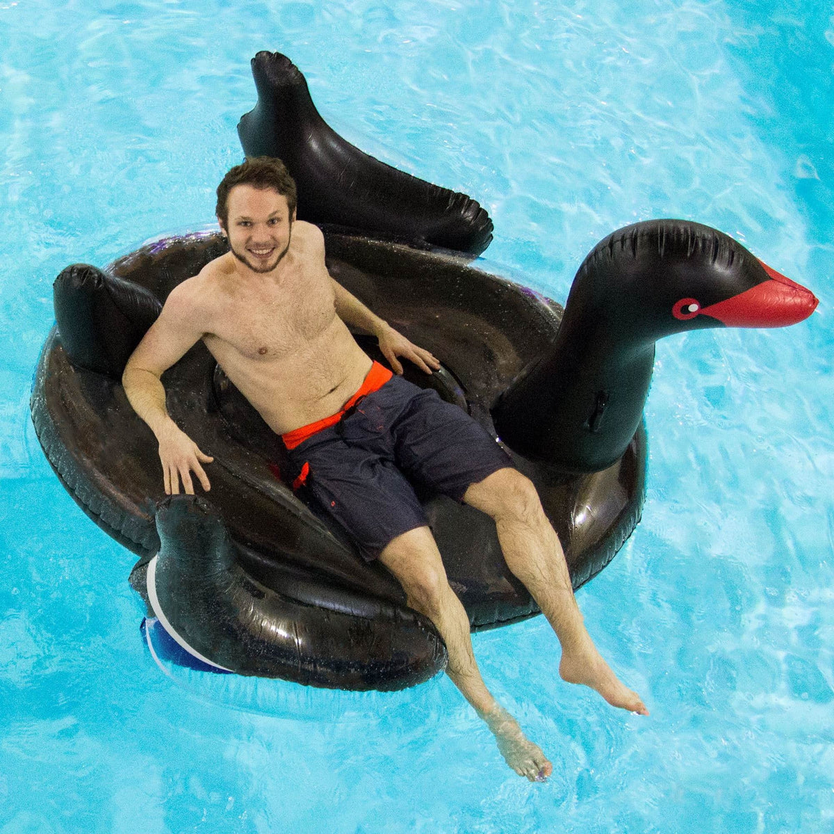 Swimline Pool Giant Float, Black Vinyl