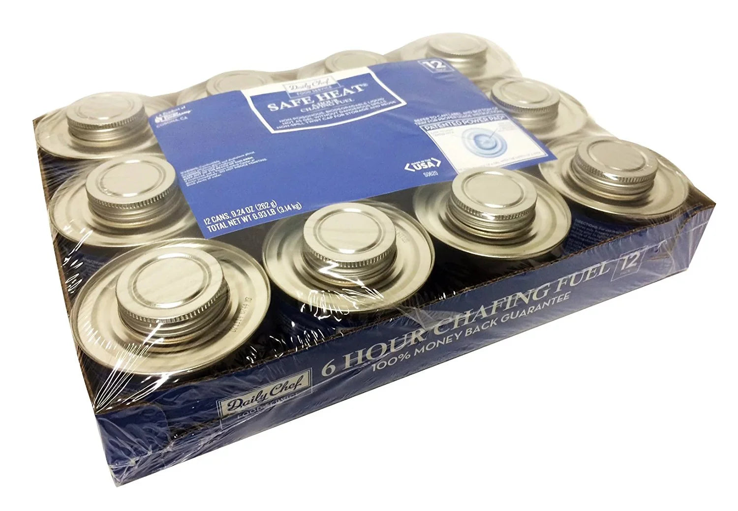 Chafing Fuel, 12-pack Chefs U46104s Heat Safe CHEF Bakers and DAILY