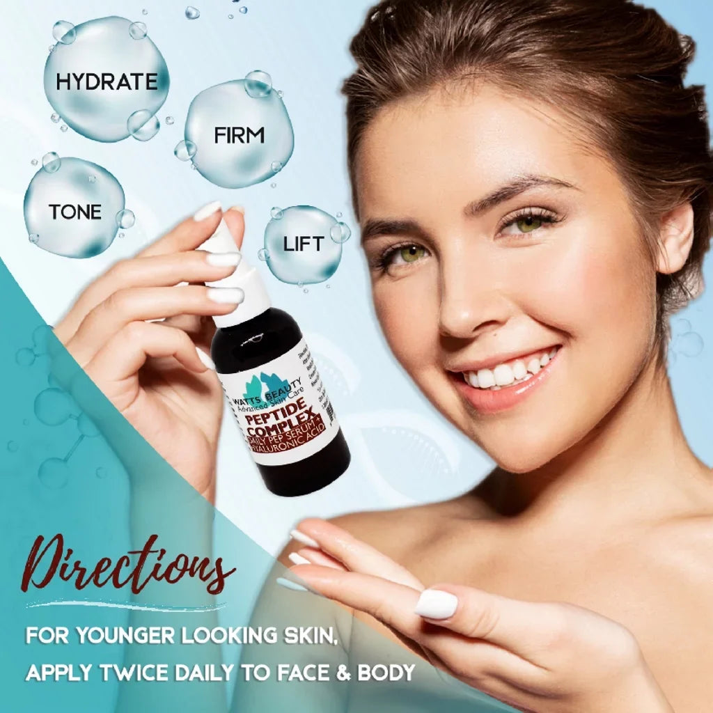 Face Peptide Body oz for and Serum Beauty - 4.48 Watts Firming
