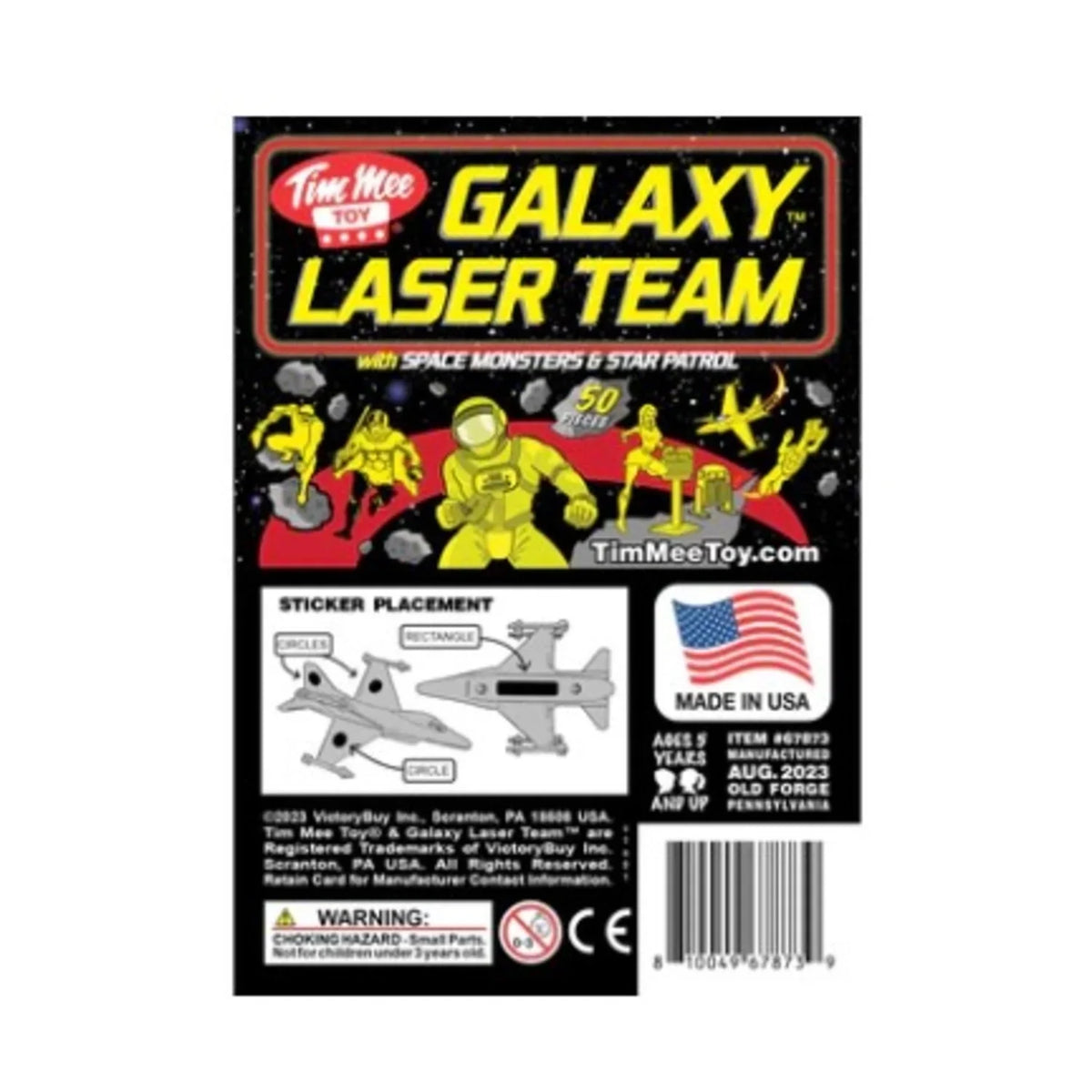 in Set - Laser Yellow SPACE 50pc Made Galaxy USA Team - Red vs TimMee Figures