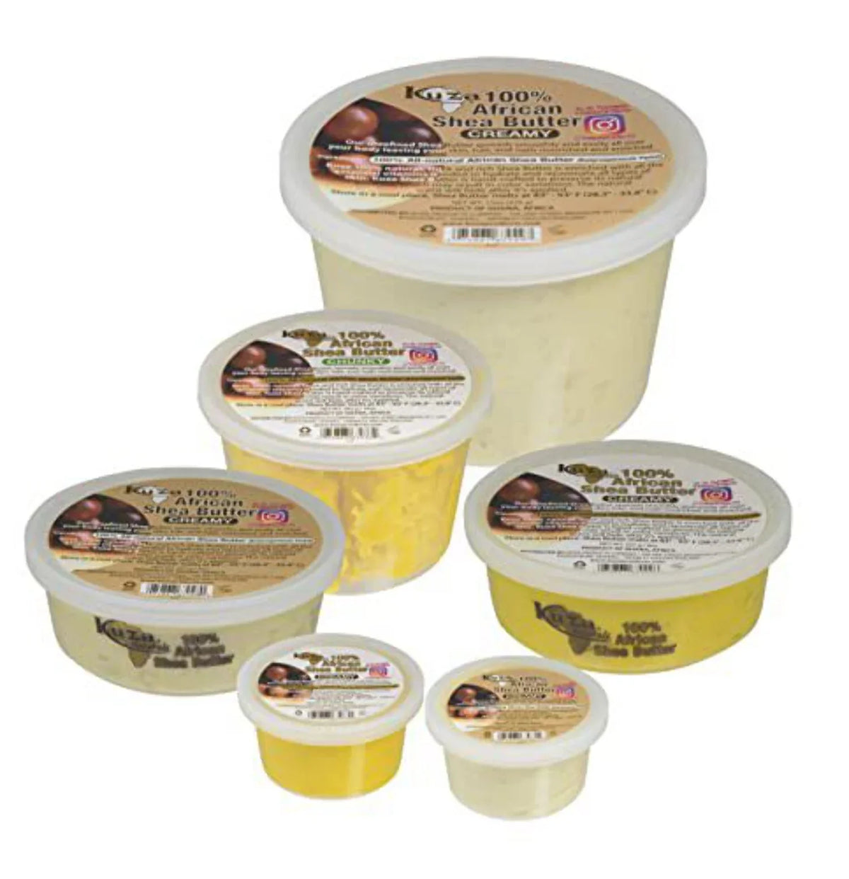Kuza African Creamy) with Borututu 100% White Shea Pure (22 Ounce, Butter