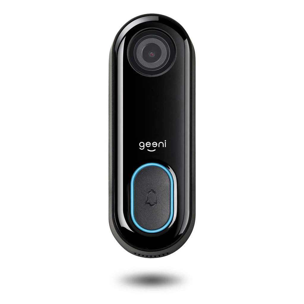 Alerts, Camera Home Wide with Installation Doorbell Vision, Wired and Easy Audio, Geeni Night for Activated 1080P 2-Way Angle, Motion Video Video Wifi Doorbells Security
