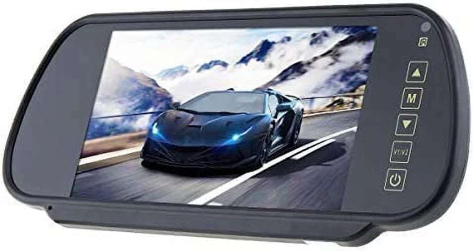 Digital View 16:9 with Input 7 Rear Button Video Touch Car VCR Bileeko Display RGB Monitor 2-Channel Inch