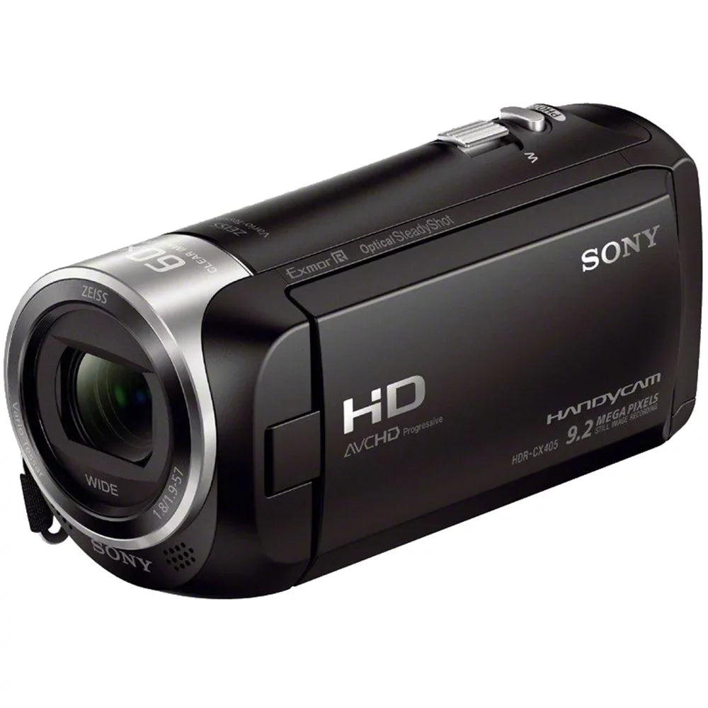 and HDMI More Recording Micro SD Video HD Cable Charger Card Battery with HDRCX405 Sony High Memory Spare Camcorder Bundle Handycam Speed