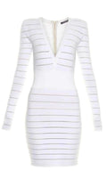 Dress Knit Deep V-Neck