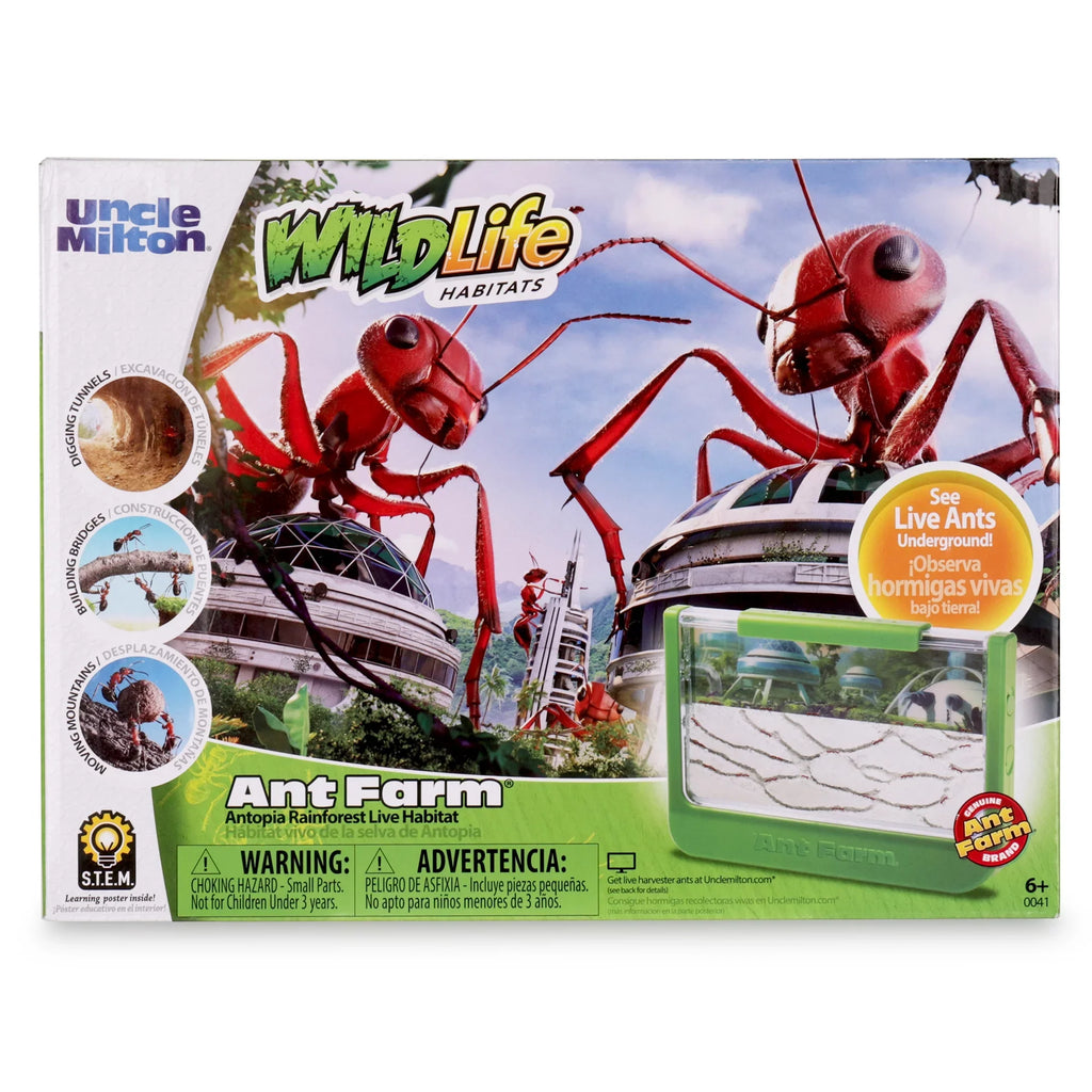 Educational Milton Scientific - Toy Green Uncle - - Farm Rainforest Ant