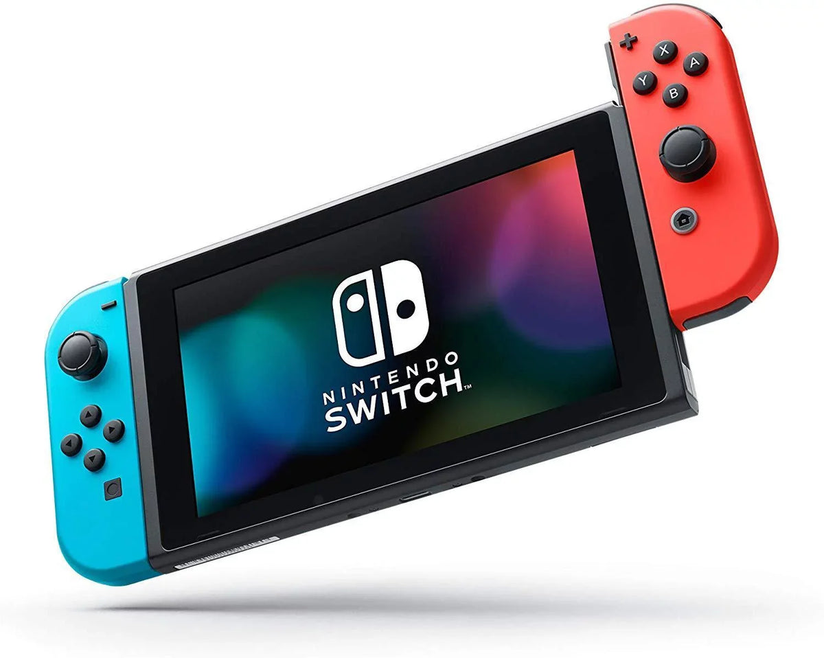 12 Case + Switch Blue&Red Neon Month Carrying Membership Joy-Con + Nintendo
