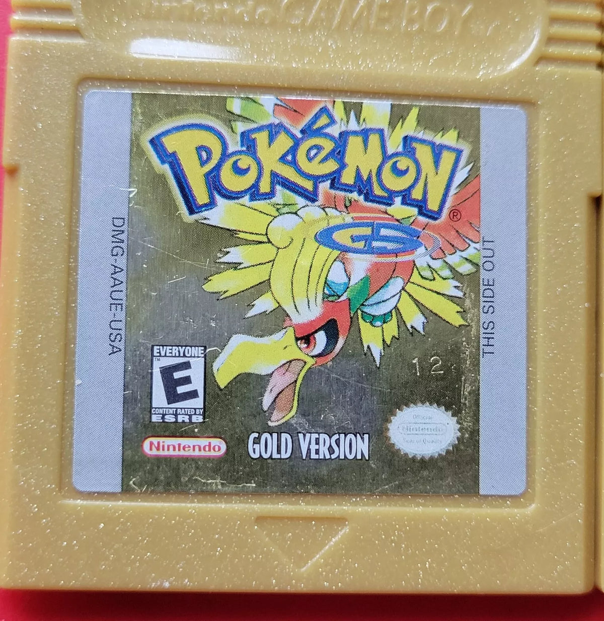 Nintendo Authentic Game Color Pokemon: Gold Boy Version GBC
