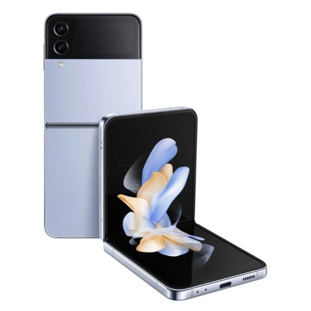 RAM 4 Smartphone 256GB Samsung Blue Flip 5G - 6.7" by Factory Unlocked Galaxy SM-F721U Z 8GB