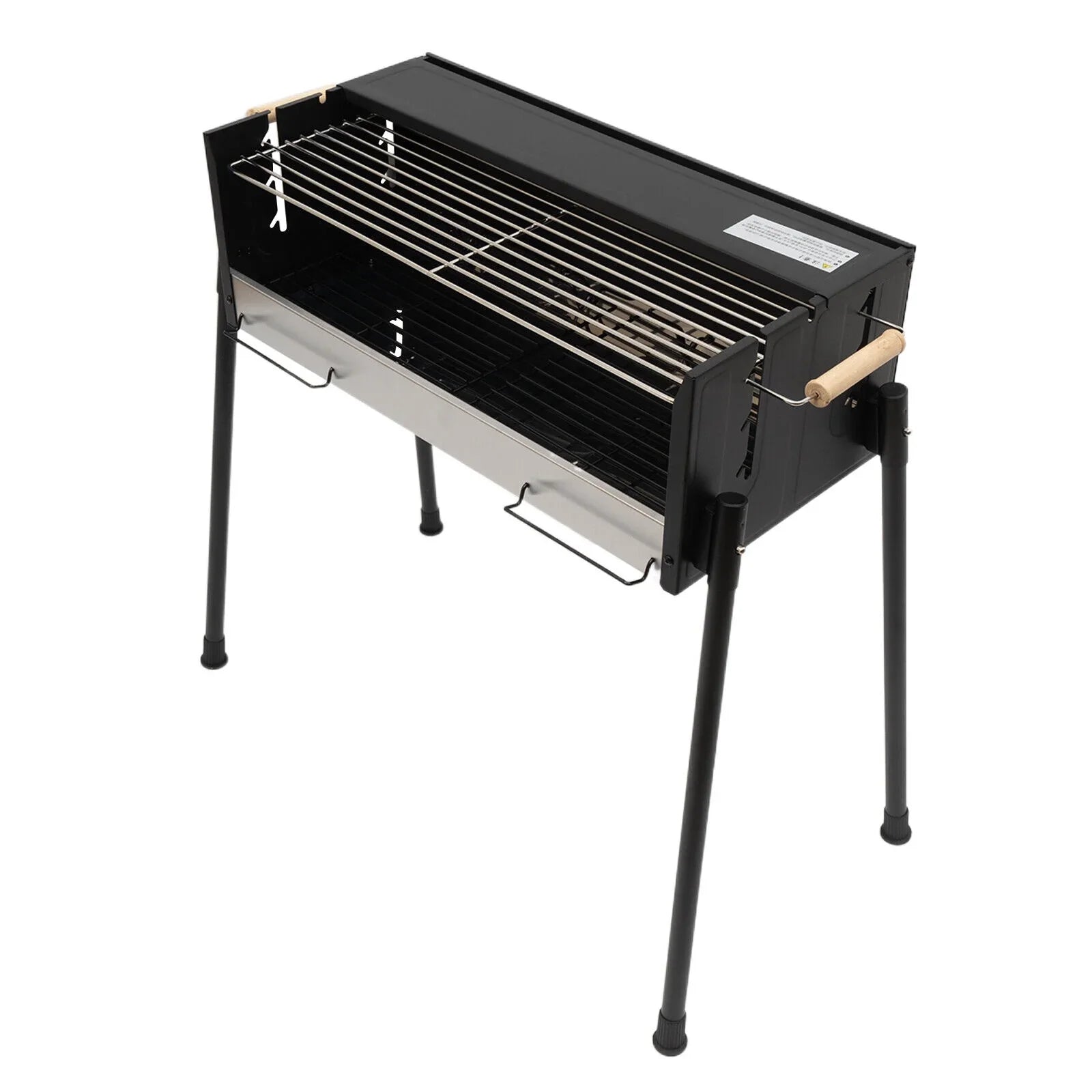 Camping BBQ Grill Tool Steel Grill Grade Charcoal Barbecue Charcoal Picnic Stainless for with 304 Portable Folding Grill Miumaeov Food Kits Grill