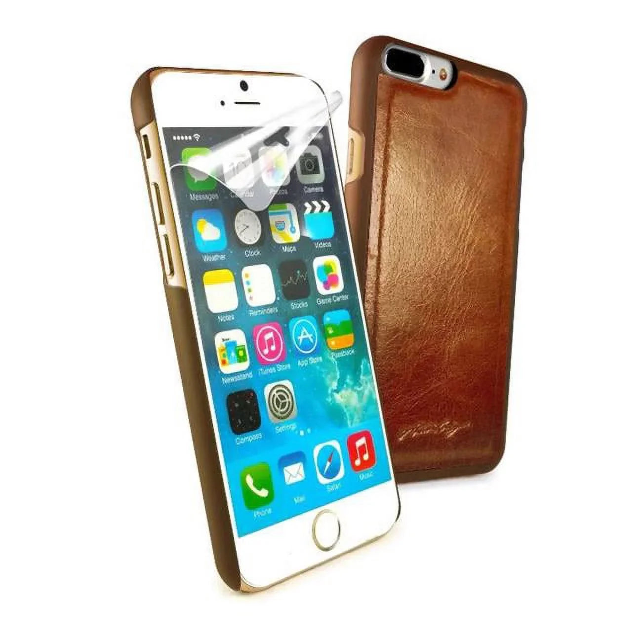 Replacement for iPhone Genuine Alston Tuff Vintage Brown G2-70 Leather Craig - 7 Luv Shell Magnetic