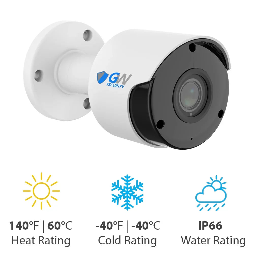 Hard Smart AI Outdoor Alert Detection, Playback, CCTV Drive Home 4 Security 3840TVL Face/Human/Vehicle System 4K GW Cameras, Microphone and & with Camera x Channel AI 8MP 1TB DVR 8MP 8 Security