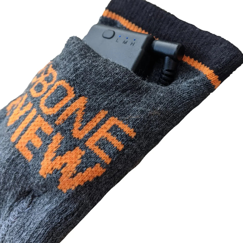 Fit Fit Lithium Universal Women Winter Snowmobiling Men Hunting, BoneView Rechargeable Socks Skiing, Toe Boots, Fishing, Battery Heated Powered Hiking, - Electric Warmer, or HotSocks Inside