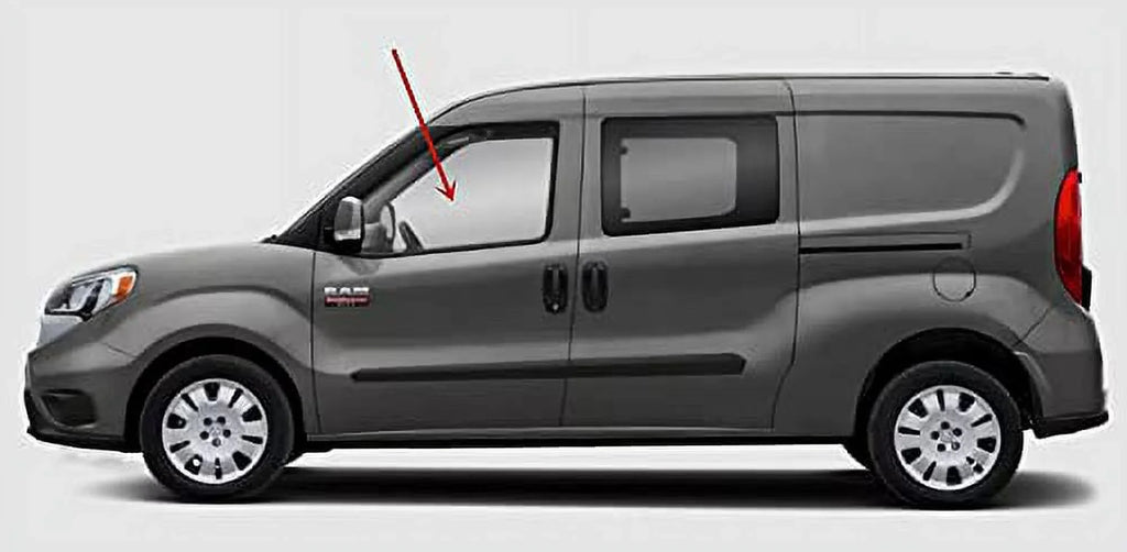 Door Ram Promaster Front Door with Van 2015-2022 Window Models Side Glass City Compatible Left Driver