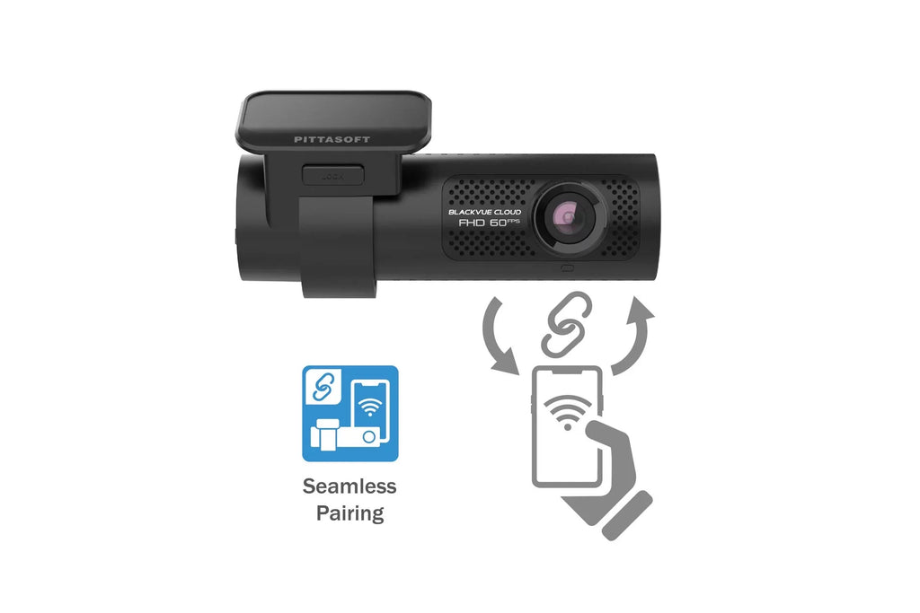 GPS & Cloud-Ready | WiFi DR770X-2CH-TRUCK + Card With Waterproof BlackVue 60FPS 64GB Dash Cam Exterior 1080p Front