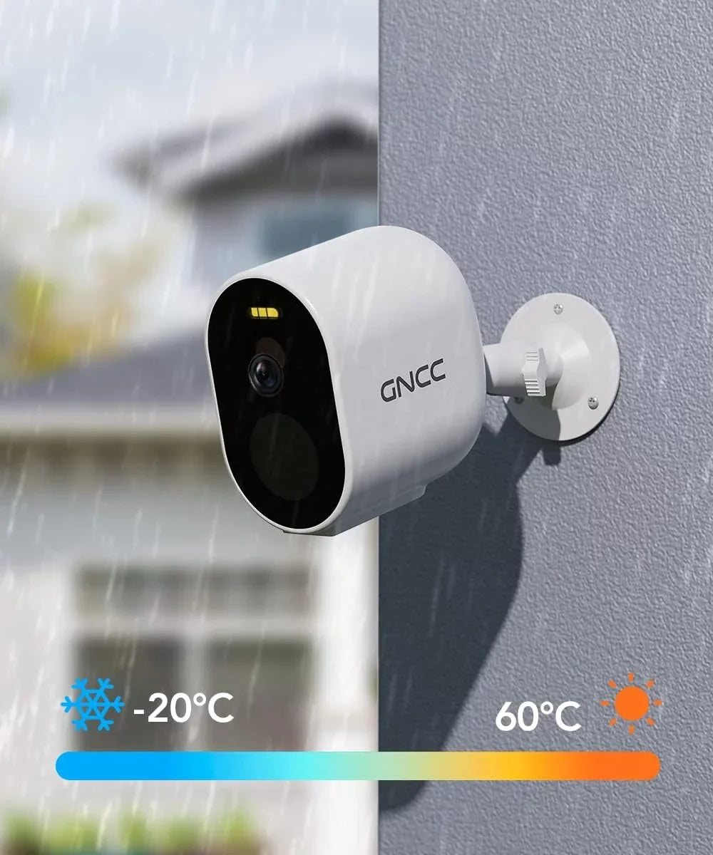 Security up Surveillance Sound 128GB, Night Camera, Vision, Hub to Outdoor with Waterproof,Color 1 Camera,1080P IP66 Storage Wireless Light Cam Alarm,