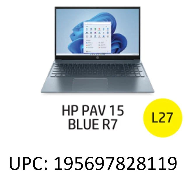 Horizon Blue, 8GB 15.6" Windows 11, SSD, Pavilion Ryzen HP RAM, 15-eh1070wm 7-5700U, AMD FHD, 512GB