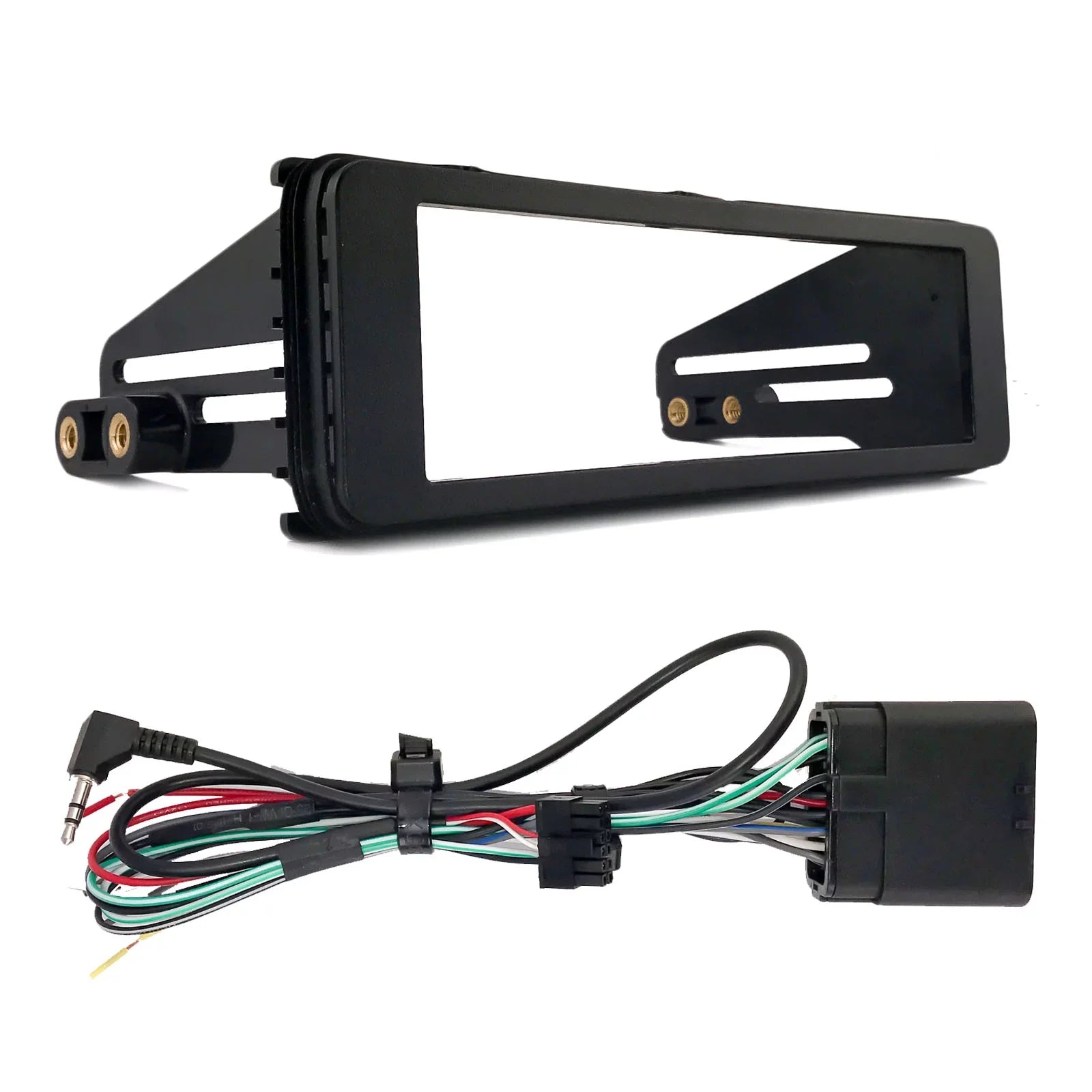 Select JVC DIN Stereo Single Player Motorcycles) CD KD-T920BTS (Fits Harley Bluetooth Radio Receiver Kit Davidson Touring USB Combo Bundle AUX Installation with AM/FM Single-DIN In-Dash 1998-2013