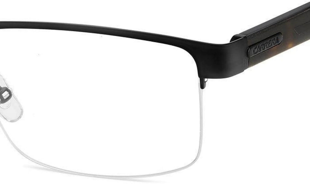 Frame Carrera Men's Black 0807 00 Rim 8888 Half Eyeglasses CARRERA