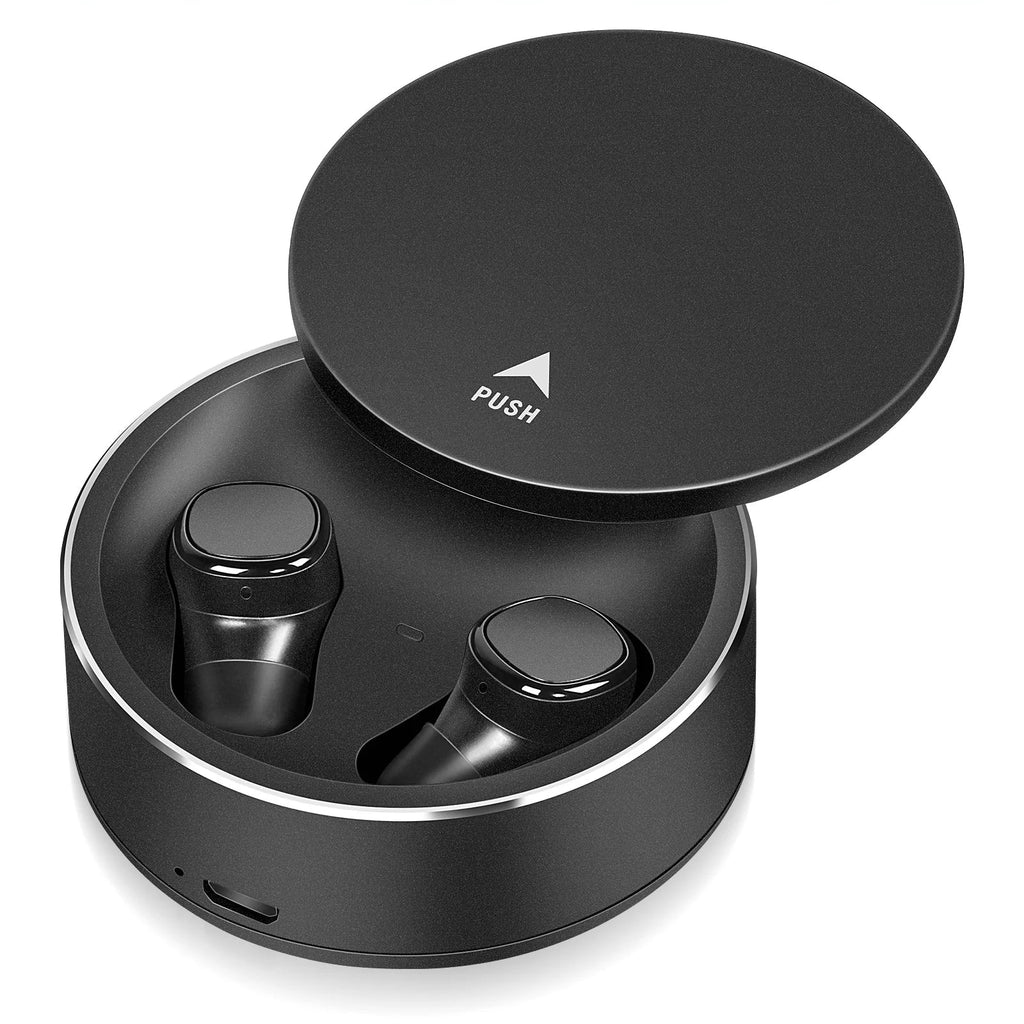 Deep Wireless Bluetooth in-Ear Sports UrbanX Earbuds Mic For Bass HTC Black - Waterproof Built-in IPX5 Desire Earphones 5.0 X7 Mic Headphones with Earbuds True Touch 12s Control
