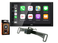 Rearview fixed Camera Holder Magnet Phone Touchscreen & KW-M56BT JVC 6.75" Digital Monitor+Absolute Multimedia w/ Receiver CAM900