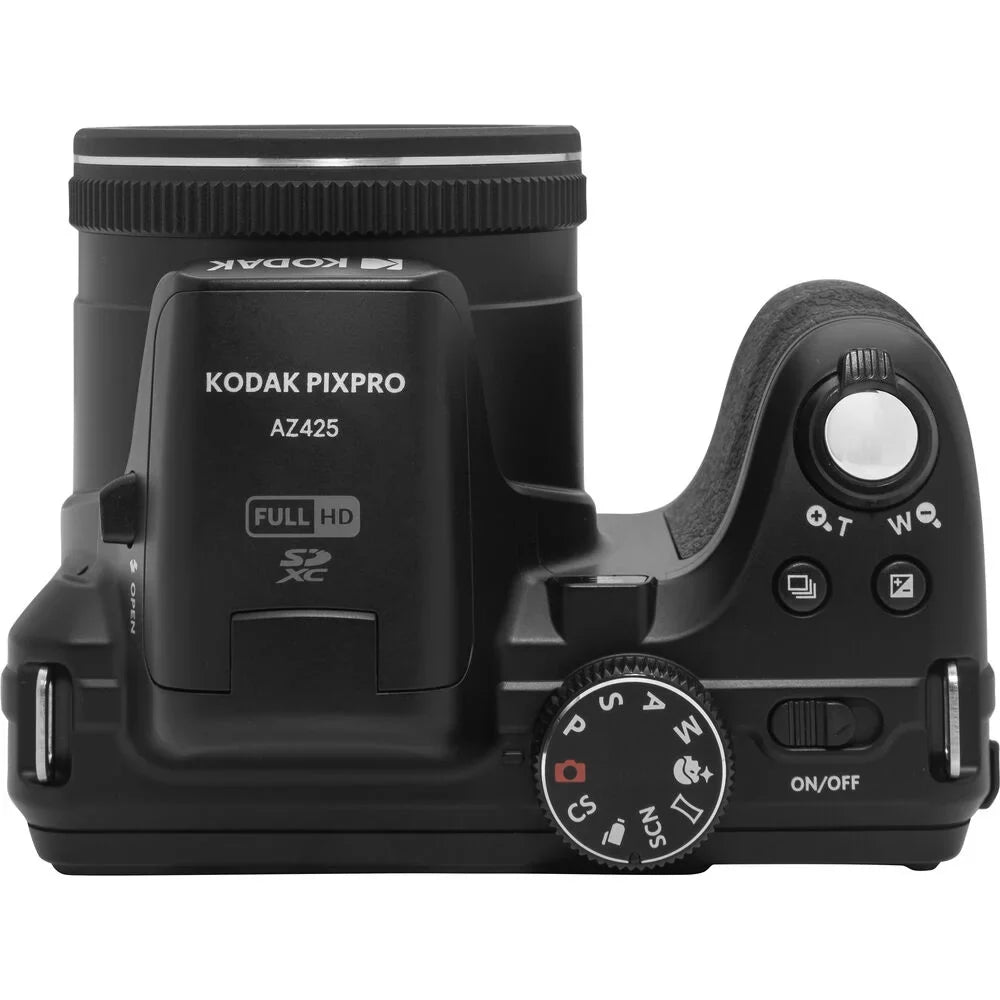 Case Extra (Black) -64GB Camera Digital AZ425 Kit Battery + PIXPRO +Tripod Kodak +