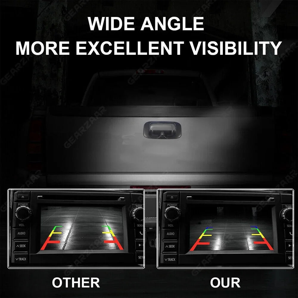 High Replacement Kydely Handle Waterproof Camera GMC View Silverado/Sierra Tailgate Chevy Rear Resolution