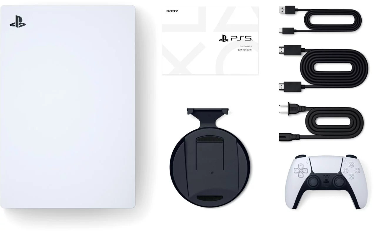 5 SSD Console JP Disc Upgraded - Sony Drive Original PlayStation Version PCIe Disc NVNe - Controller Gaming Free Version, PS5 4 Gen Region 1.8TB White