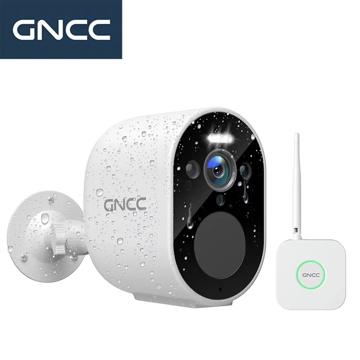 Security up Surveillance Sound 128GB, Night Camera, Vision, Hub to Outdoor with Waterproof,Color 1 Camera,1080P IP66 Storage Wireless Light Cam Alarm,