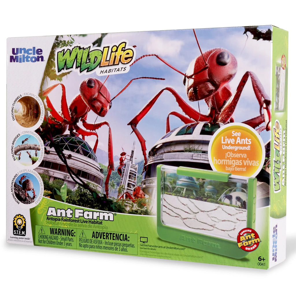 Educational Milton Scientific - Toy Green Uncle - - Farm Rainforest Ant