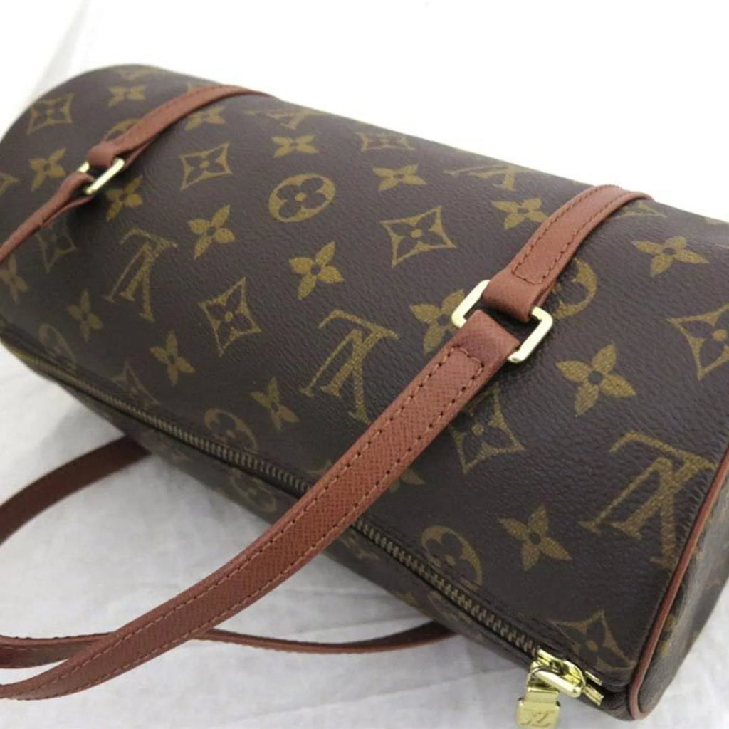Louis Handbag Monogram M51366 Vuitton VUITTON Pre-Owned Brown Canvas Papillon (Good) Women's LOUIS