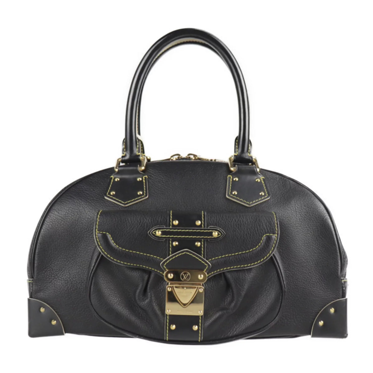 (Good) Pre-Owned Handbag Shoulder Louis Suhari Vuitton M91892 LOUIS VUITTON Leather Tote Noir Superbe