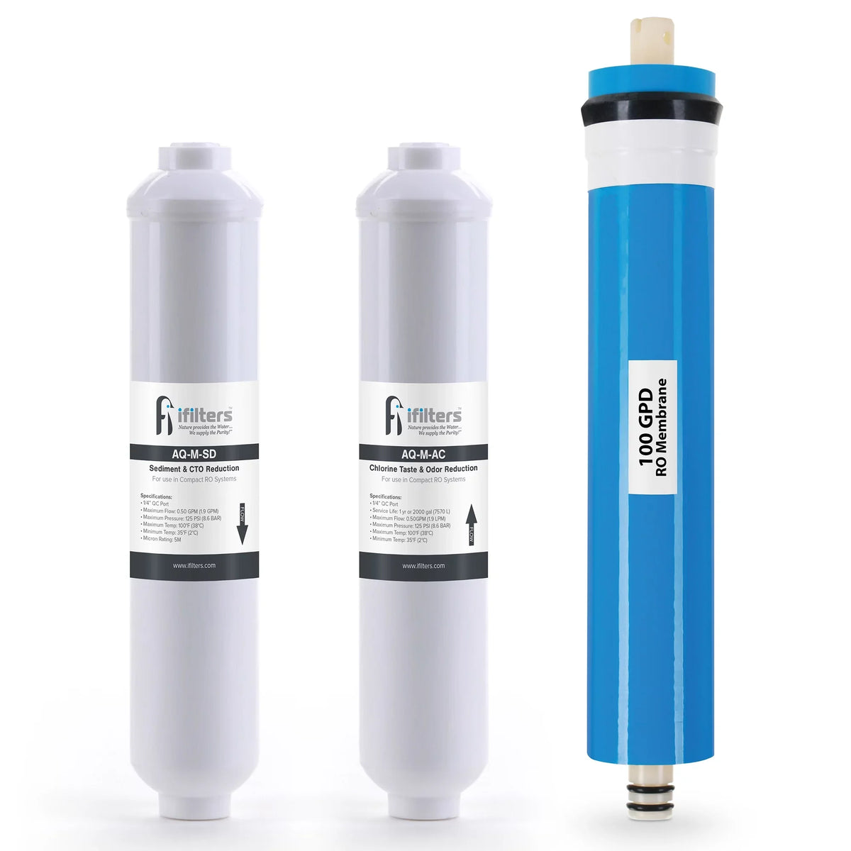 Systems Set Osmosis Reverse Compact For Filter RO Aquarium Replacement