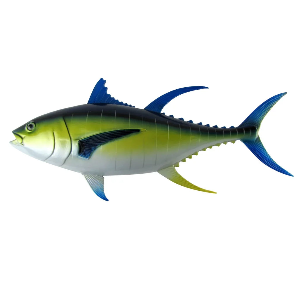 Plaque Saltwater 28" Tuna Trophy Taxidermy Mount Lifelike Bluefin Wall Resin Fish