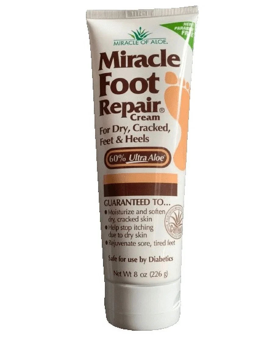 8 oz Feet Repair Foot Miracle Diabetic Dry Repairs Cracked Heels Cream, and