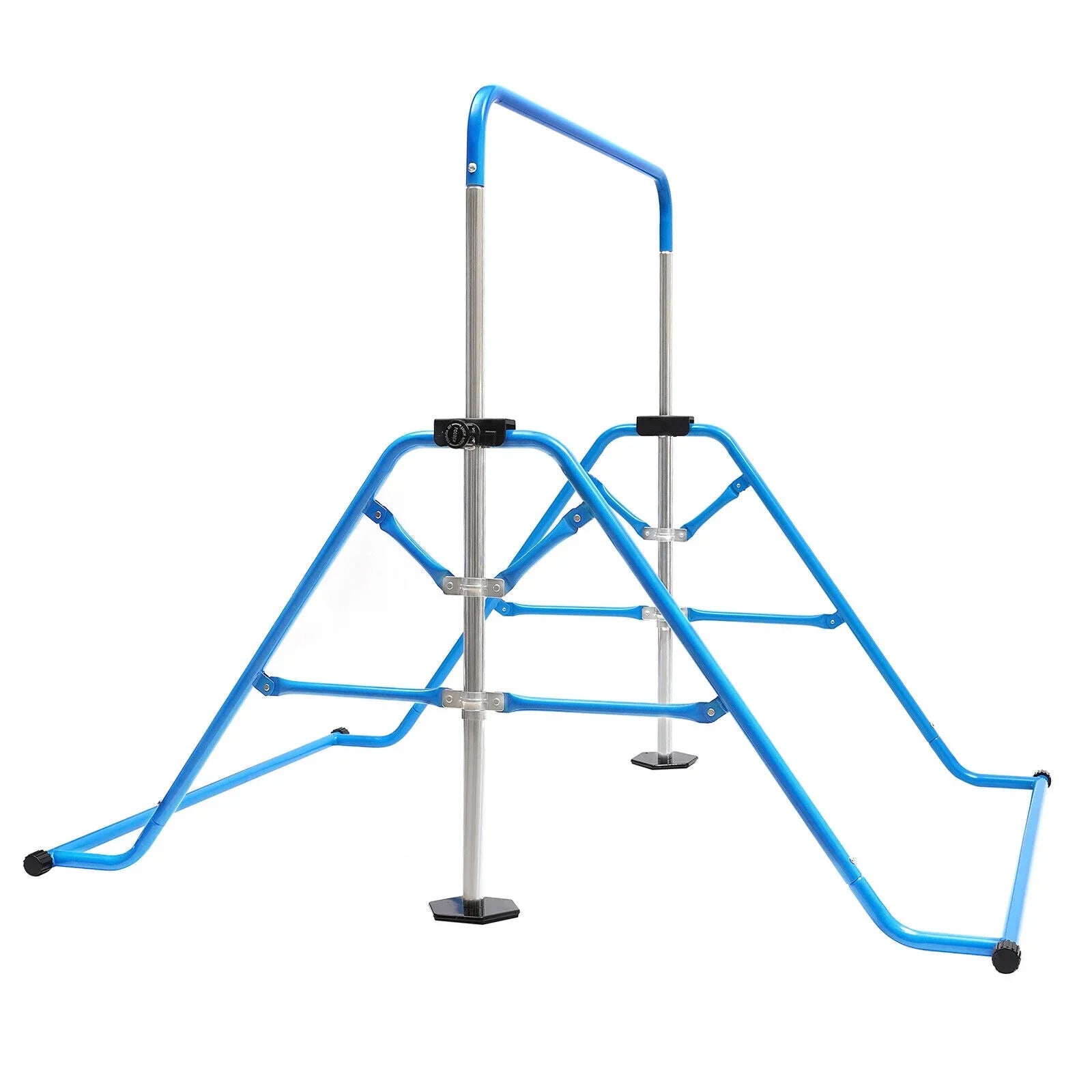 Junior Gym Max Horizontal Training For Adjustable Kids ZhdnBhnos Load Gymnastics Bar Blue Folding Home 100kg/220.5lbs Bar