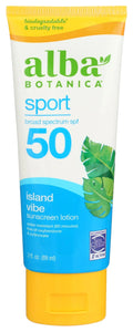 45, May Free, Botanica Alba Vary) Sunscreen (Packaging 4 Lotion, Oz SPF Fragrance Sport,