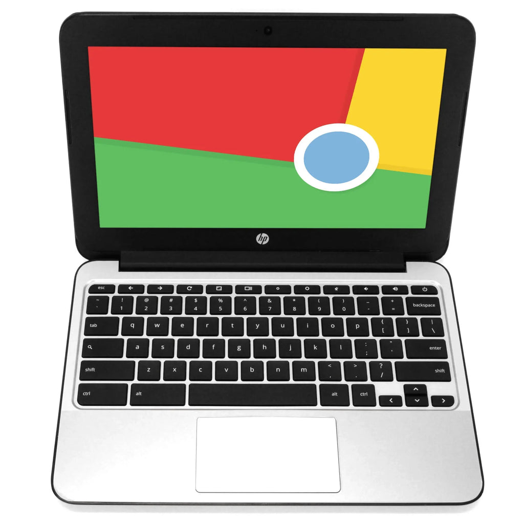 (USED 16GB Chromebook 11 Drive, HP 11" Chrome, 2.16 DDR3 Screen RAM, 2GB G4, B) Intel GHz SSD Celeron, Grade Hard