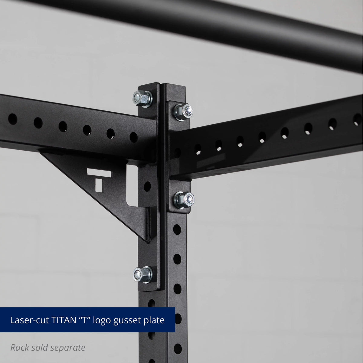 Titan 2" 3" x Series Power With Fitness Bar Crossmember Stabilizer T-3 Gussets, Rack Connector