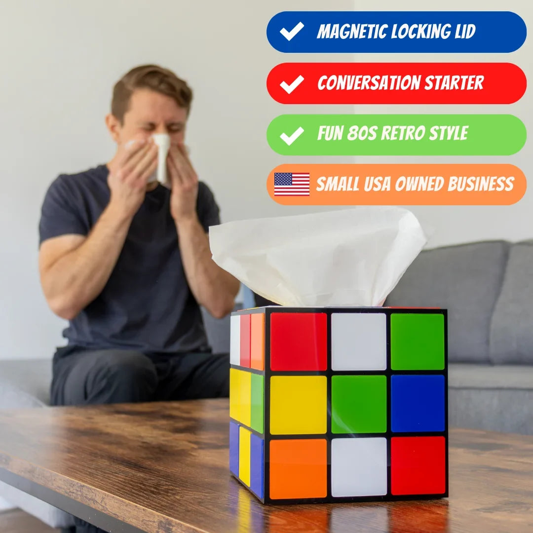 | Tissues to Props Cover Magic Lid Secure Easy Big Cube Bottom Magnetic Bang Keep Box | Tissue Use & Theory with Decor