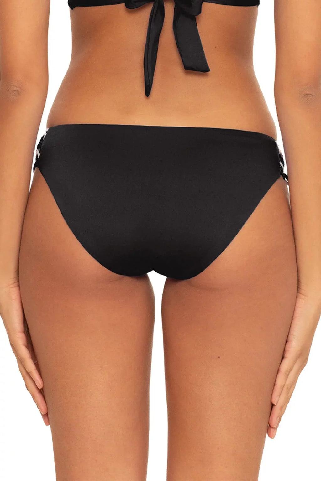 High-Waist Women's Black Logo Bikini Calvin Klein Bottoms